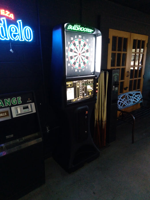 Arachnid BullShooter Galaxy G3 PLUS Dartboard Coin Operated in Black