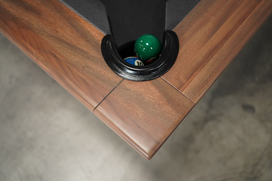 Nixon KAI 7' Slate Pool Table in Walnut Finish w/ Dining Top Option