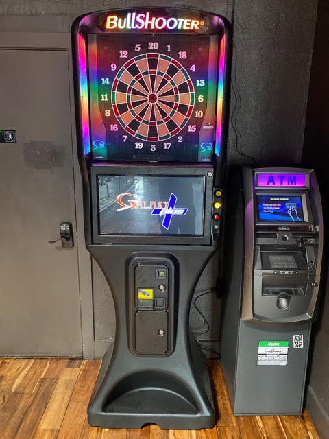 Arachnid BullShooter Galaxy 3 PLUS Dartboard Coin Operated in Black