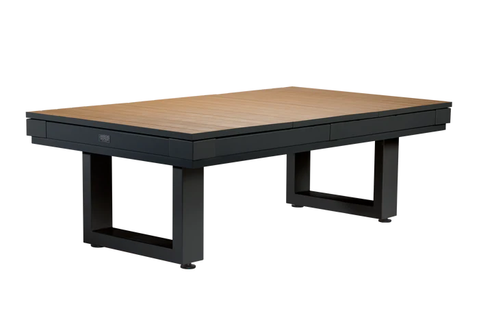 American Heritage Billiards Lanai Outdoor 8' Dining Top in Obsidian Black