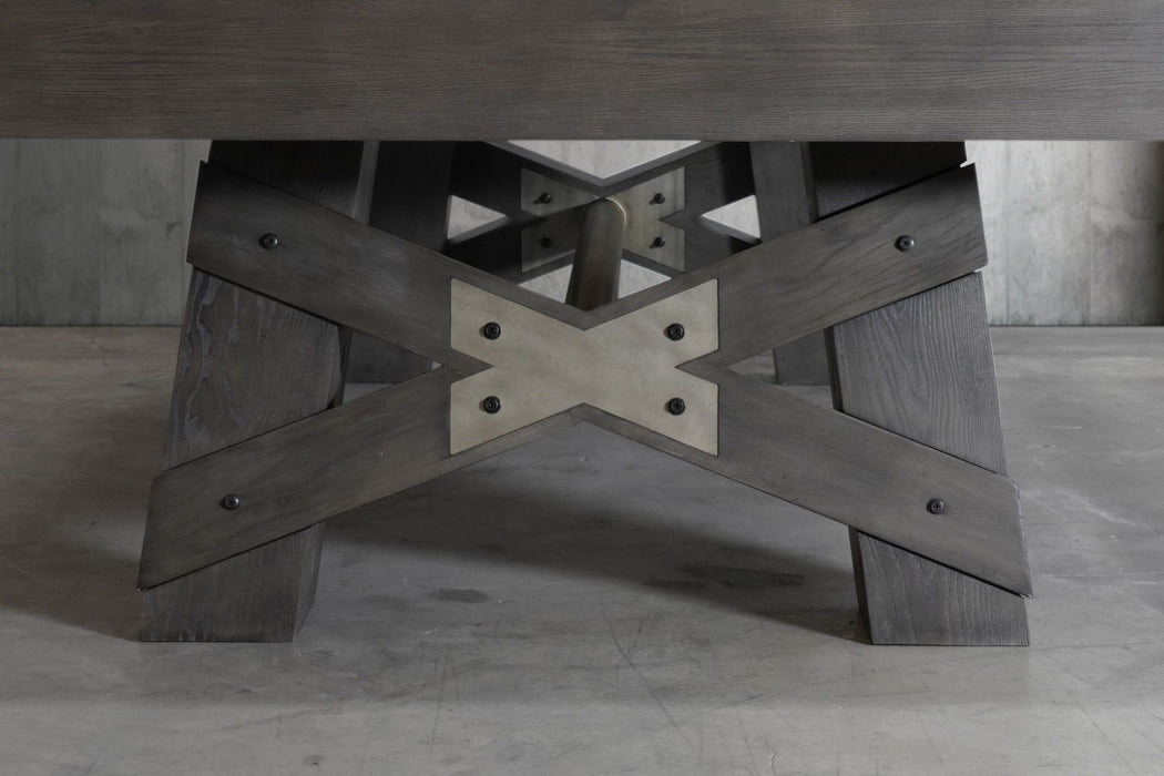 Nixon Georgia 7' Slate Pool Table in Grayson Grey Finish w/ Dining Top Option