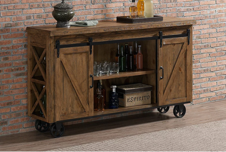 American Heritage Billiards Gateway Bar Cart — Luxe Game Tables