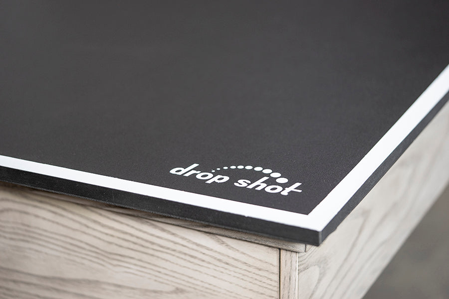 Nixon CrissyCross 7' Slate Pool Table in Whitewash Finish w/ Dining To