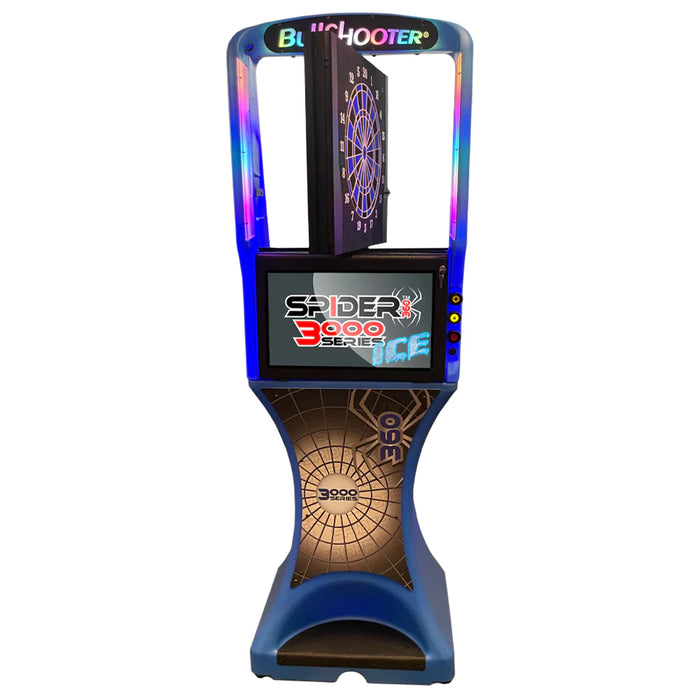 Arachnid Blue Ice Spider 360 3000 Series Premium Dual-Head Electronic Dartboard (Touch to Flip)