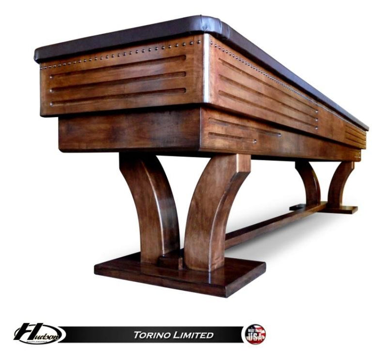 Rustic Furniture Style Hudson Torino Limited Shuffleboard Table 9'-22' with Custom Stain Options