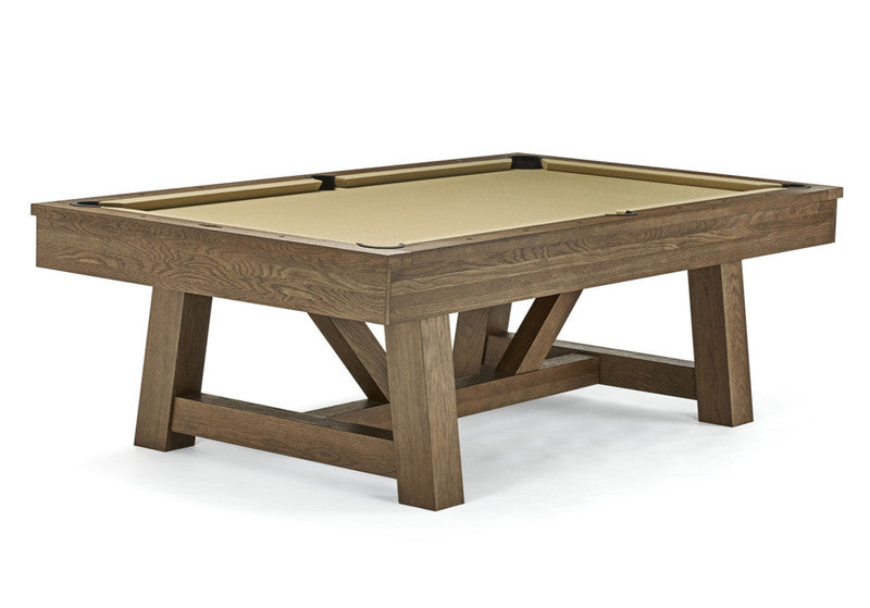 Brunswick Billiards Botanic 7' Pool Table in Rustic Dark Brown