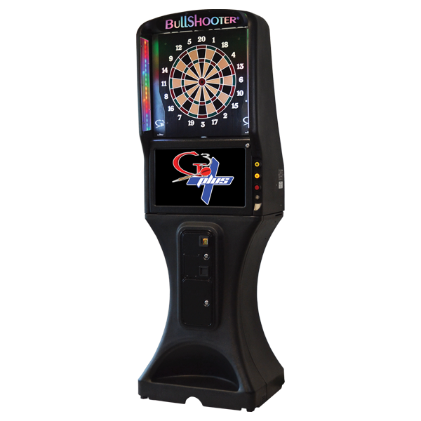 Arachnid BullShooter Galaxy G3 PLUS Dartboard Coin Operated in Black