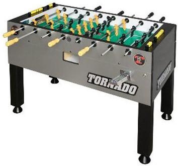 Tornado T-3000 Foosball Table In Silver (Coin)