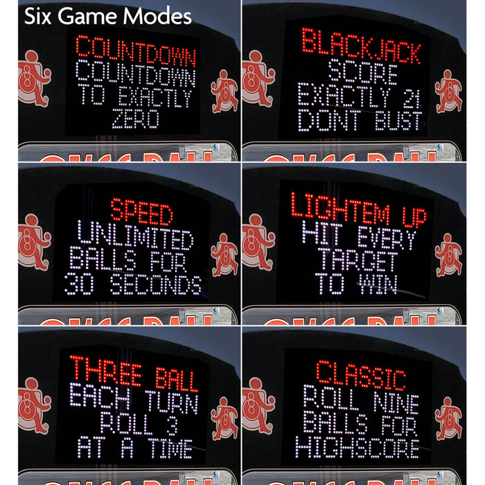 Skee-Ball Home Premium Arcade with Coal Cork