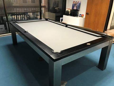 Playcraft Monaco 8' Slate Pool Table with Dining Top with Khaki Felt