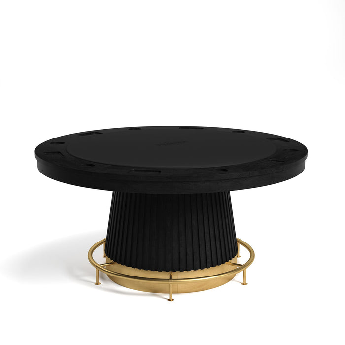 RAM Game Room Prohibition 60" Poker Table - Black
