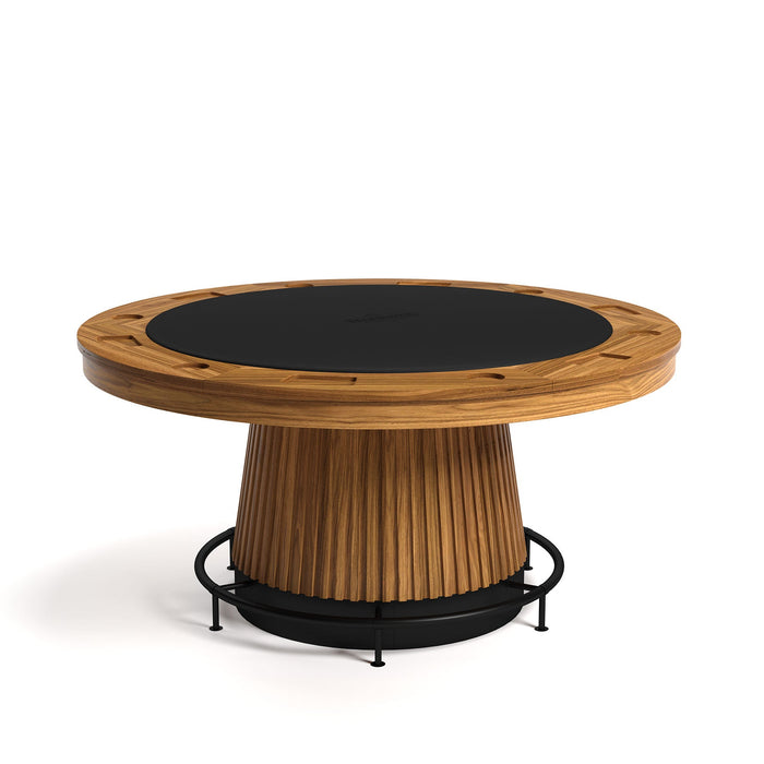 RAM Game Room Prohibition 60" Poker Table - Walnut