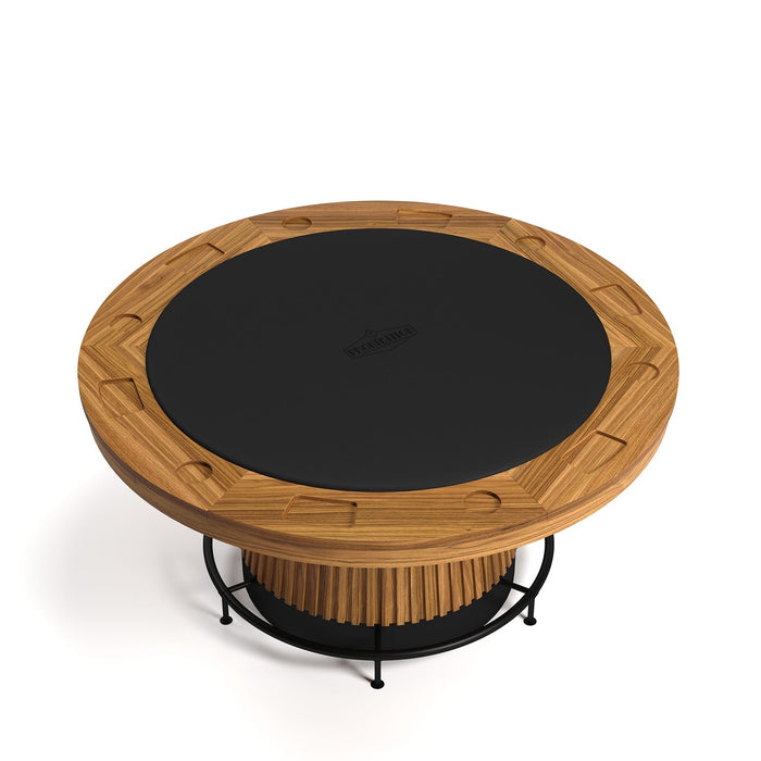RAM Game Room Prohibition 60" Poker Table - Walnut