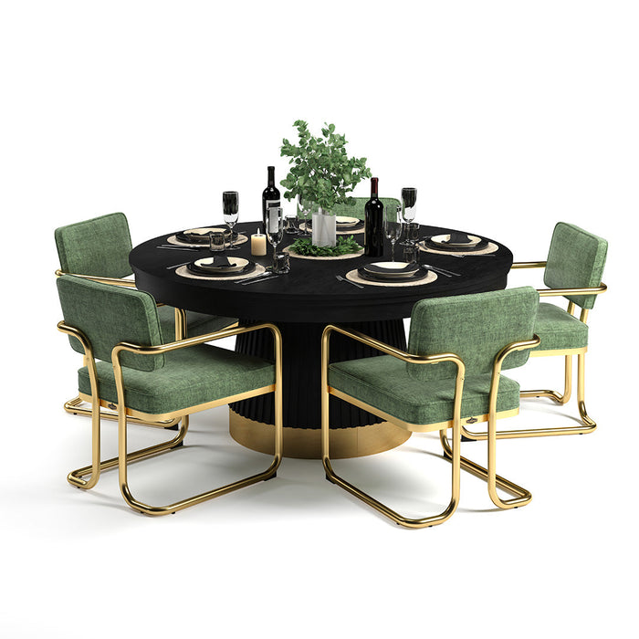 RAM Game Room Prohibition 60" Poker Table - Black