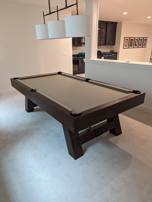 American Heritage Savannah 8' Slate Pool Table in Sable