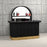 RAM Game Room Prohibition 84" Cocktail Bar - Black