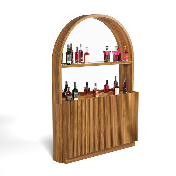 RAM Game Room Prohibition Back Bar - Walnut