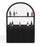 RAM Game Room Prohibition Back Bar - Black