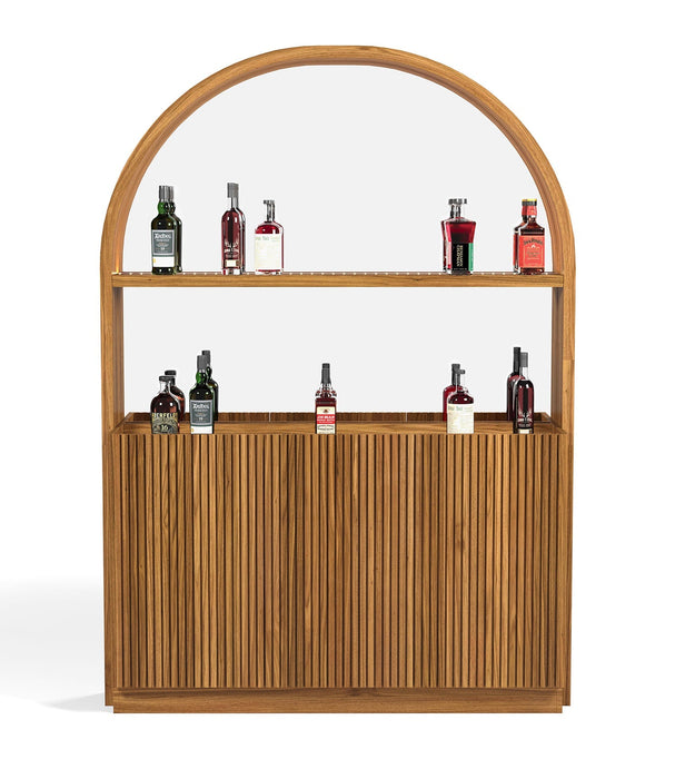 RAM Game Room Prohibition Back Bar - Walnut
