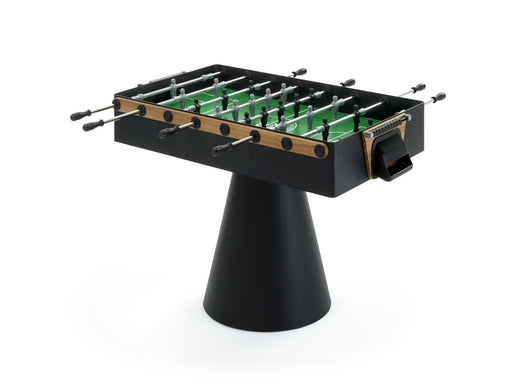 FAS Ciclope Black Outdoor Foosball Table Free Entertainment Top - Cover & Balls