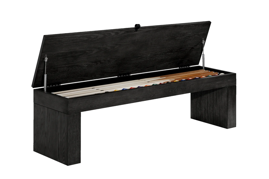 American Heritage Vancouver Multi-Functional Storage Bench in Black Ash