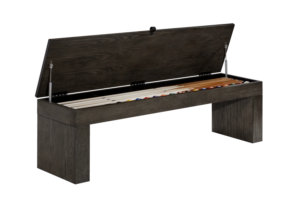 American Heritage Halifax Multi-Functional Storage Bench in Charcoal