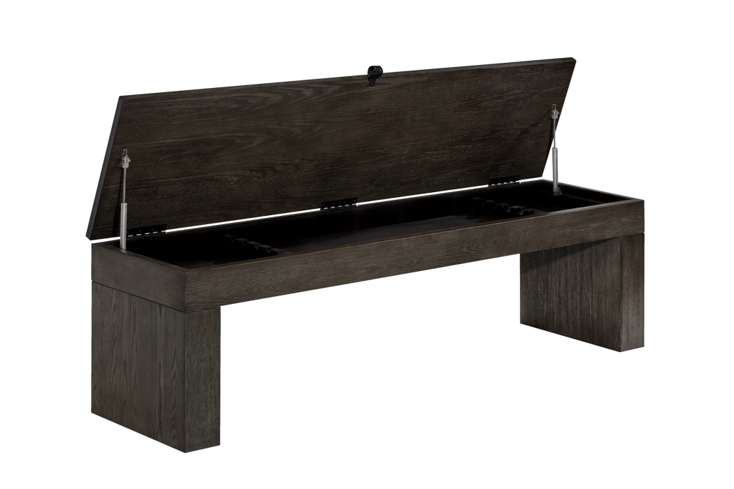 American Heritage Halifax Multi-Functional Storage Bench in Charcoal