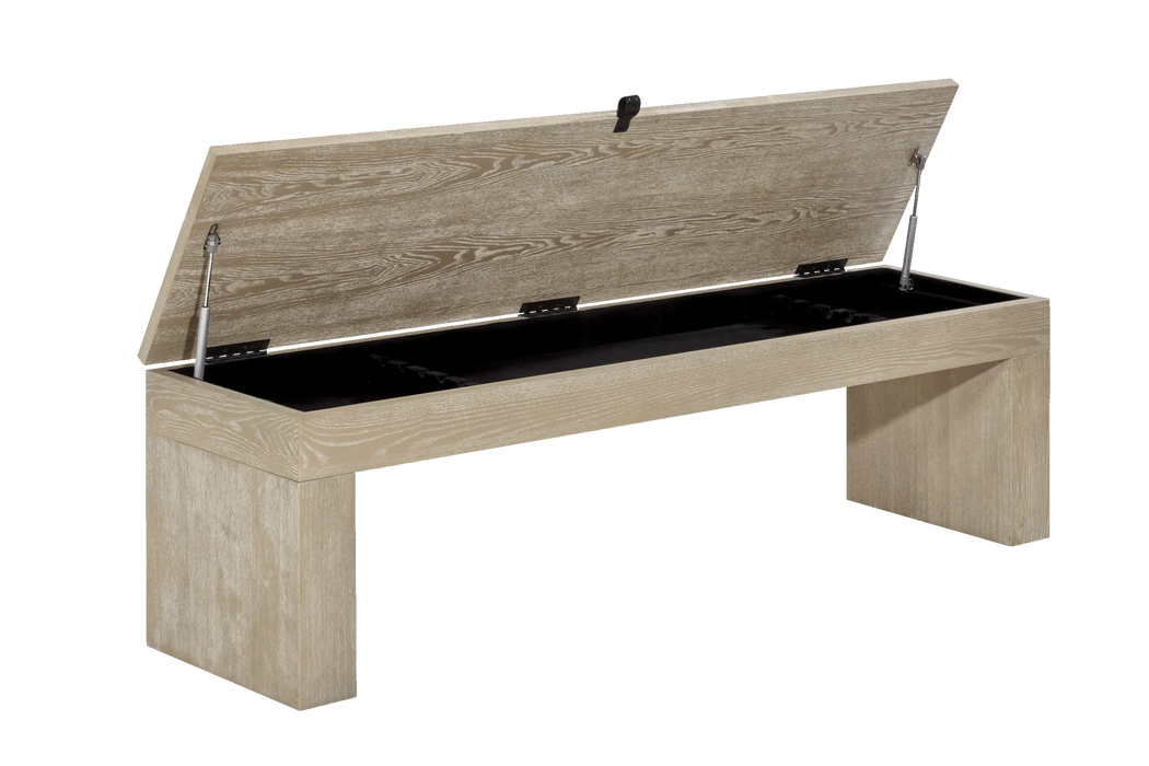 American Heritage Vancouver Multi-Functional Storage Bench in Natural Ash