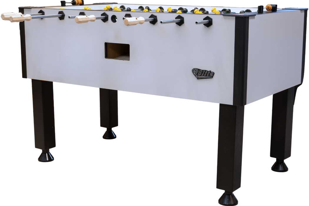 Tornado Elite II Foosball Table in Argent Frost