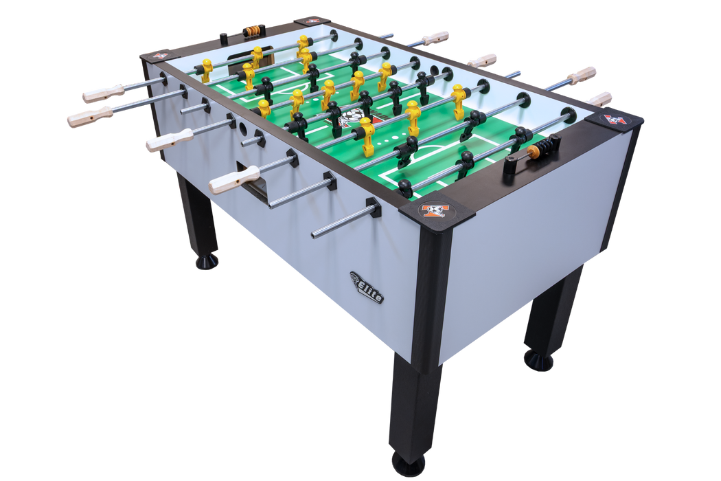 Tornado Elite II Foosball Table in Argent Frost