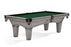 Brunswick Billiards Glenwood 8' Slate Pool Table in Rustic Grey w/ Tapered Legs