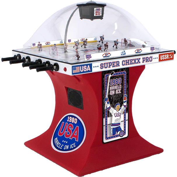 ICE Super Chexx NHL Miracle On Ice arcade game by ICE.