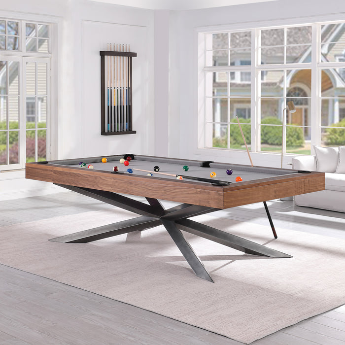 Playcraft Astral 8' Slate Pool Table in Walnut