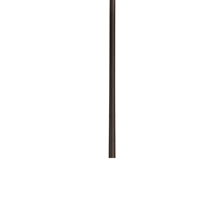 A single long, thin dark brown stick or rod centered vertically on a plain white background.