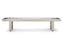 American Heritage Lanai 12' Outdoor Shuffleboard in Oyster Grey, side view.