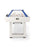 American Heritage Lanai 9' Outdoor Shuffleboard Table in Pearl White with pucks set included.
