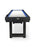 The American Heritage Lanai 9' Outdoor Shuffleboard Table in Obsidian Black is ideal for outdoor fun.