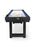 American Heritage Lanai 9' Outdoor Shuffleboard Table in Obsidian Black—perfect for outdoor fun.