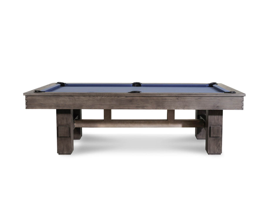 Nixon Kemp 7' Slate Pool Table in Grayson Grey Finish w/ Dining Top Option