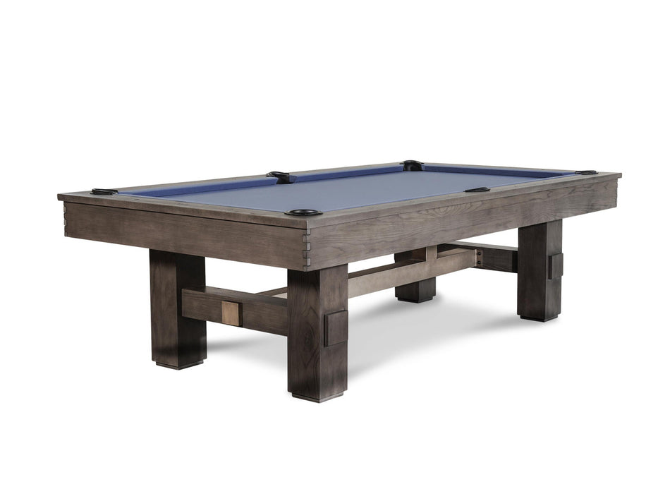 Nixon Kemp 7' Slate Pool Table in Grayson Grey Finish w/ Dining Top Option