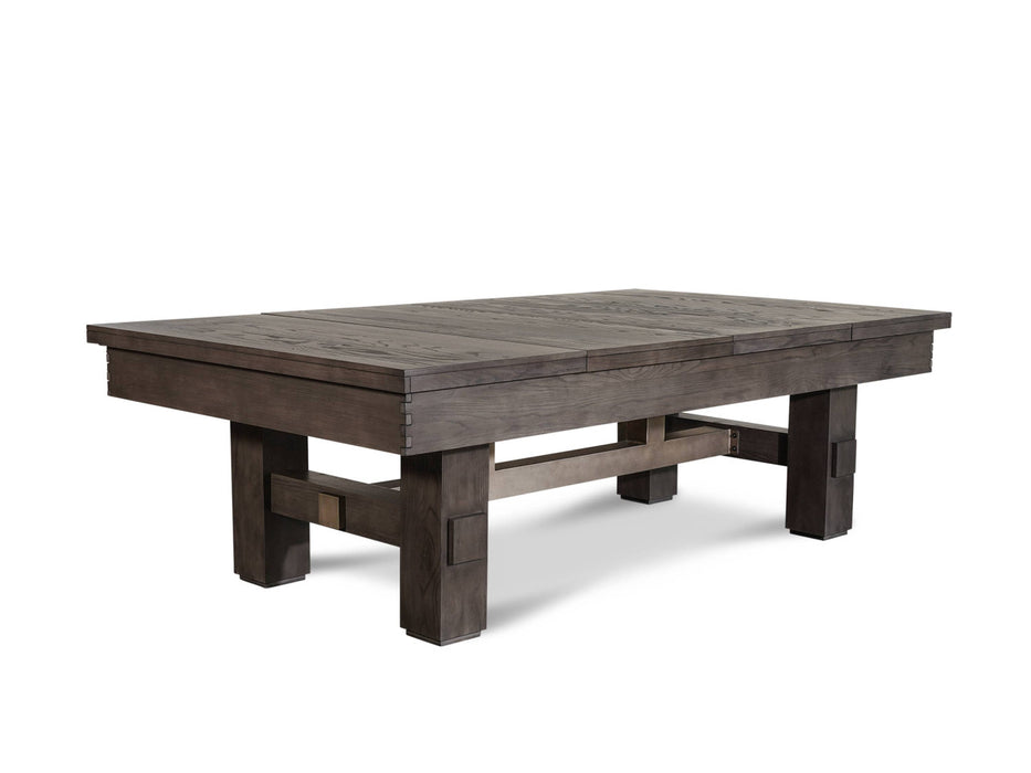 Nixon Kemp 7' Slate Pool Table in Grayson Grey Finish w/ Dining Top Option