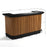 RAM Game Room Prohibition 84" Cocktail Bar - Walnut