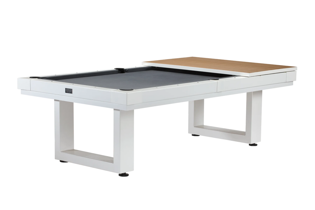 American Heritage Billiards Lanai Outdoor 8' Dining Top in Pearl White