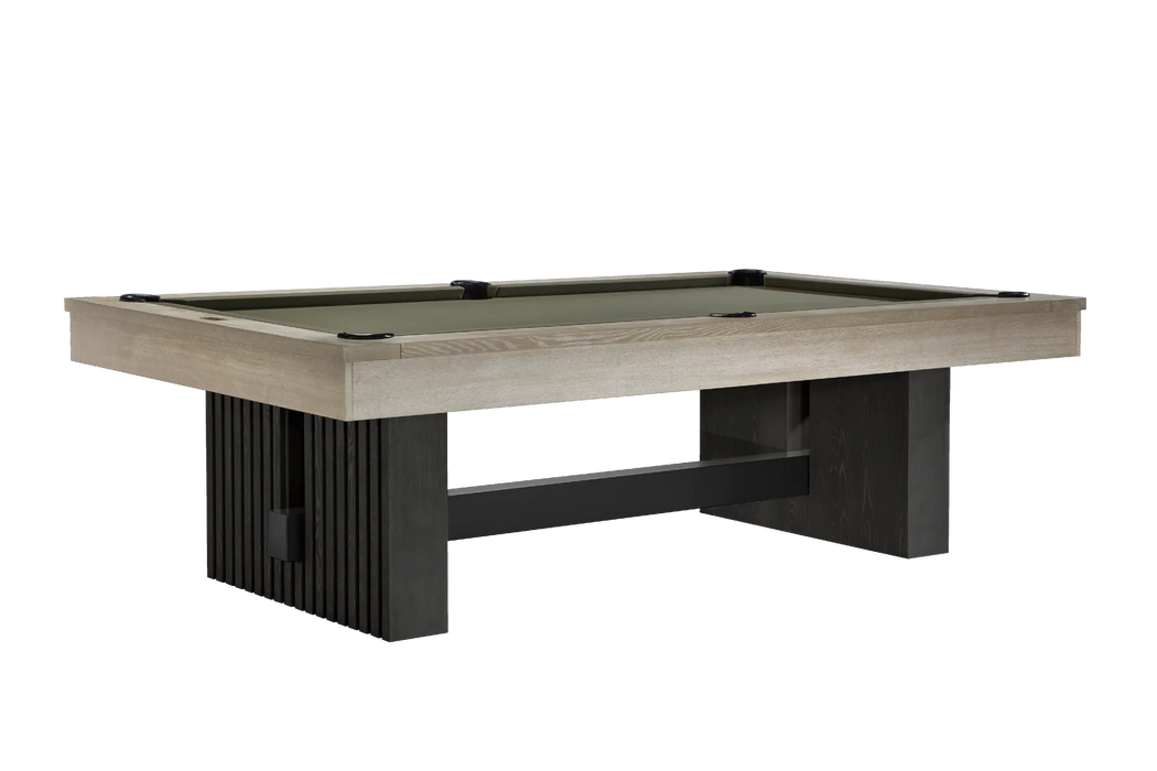 American Heritage Billiards Vancouver 8' Slate Pool Table In Natural and Black Ash