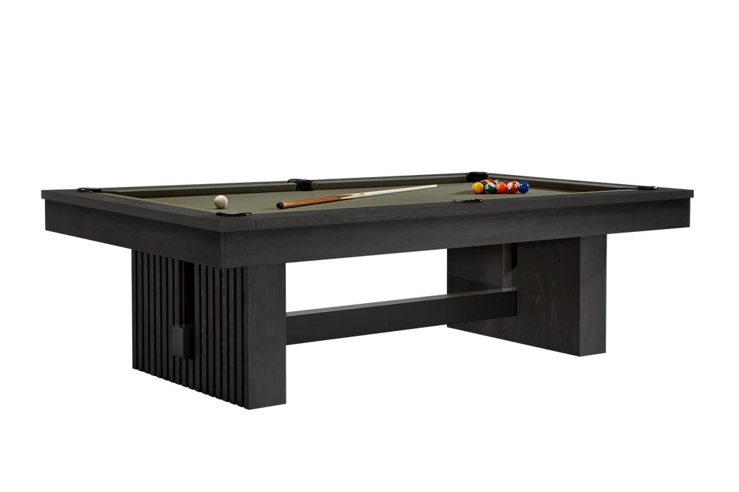 American Heritage Billiards Vancouver 8' Slate Pool Table In Black Ash