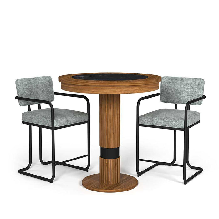 RAM Game Room Prohibition Pub Table - Walnut