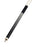 Close-up of the Lucasi Limited Edition LUX67 Cue in matte black with Kamui Pro tip and metal joint.