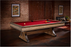 Brunswick Billiards Edinburgh 8' Slate Pool Table in Weathered Oak