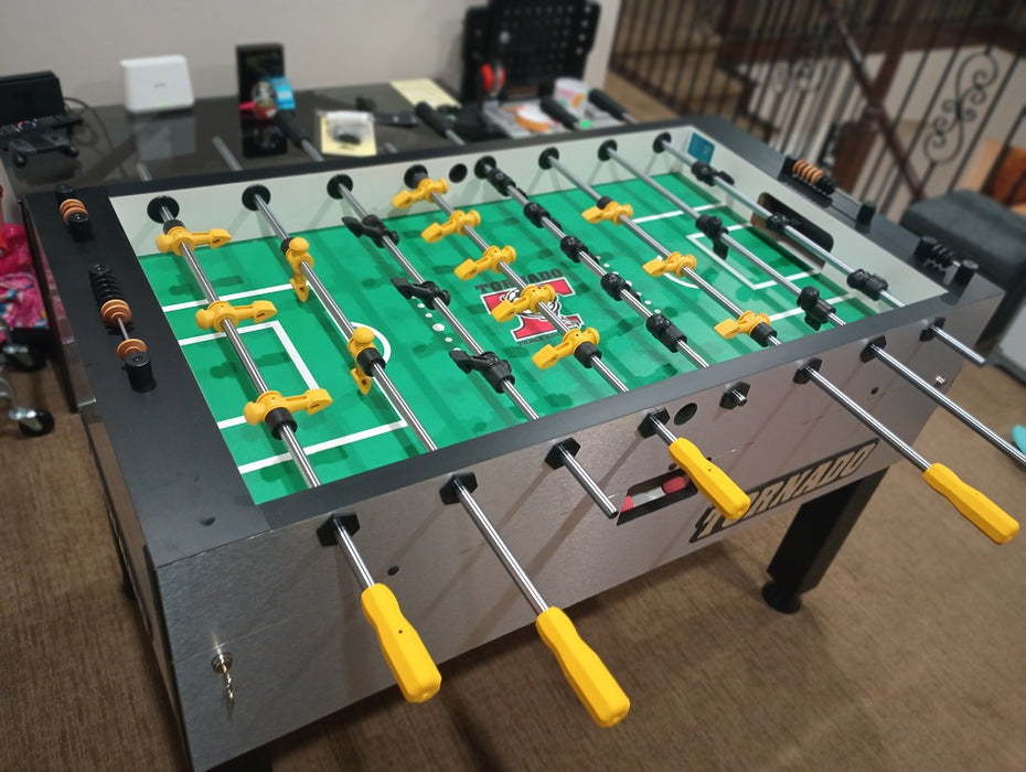 Fuzzball Table Tornado Tournament Professional T-3000 Competition Foosball Table in S ...