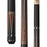 Lucasi Custom Matte Black & Snakewood/Zebrawood Wrapless Cue - LZC55
